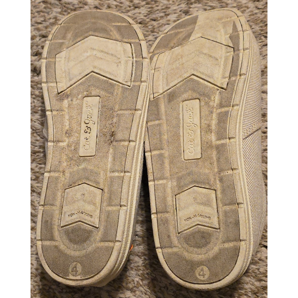 Cat and Jack Boys Tan Loafer Shoes Size 4 - Picture 5 of 8
